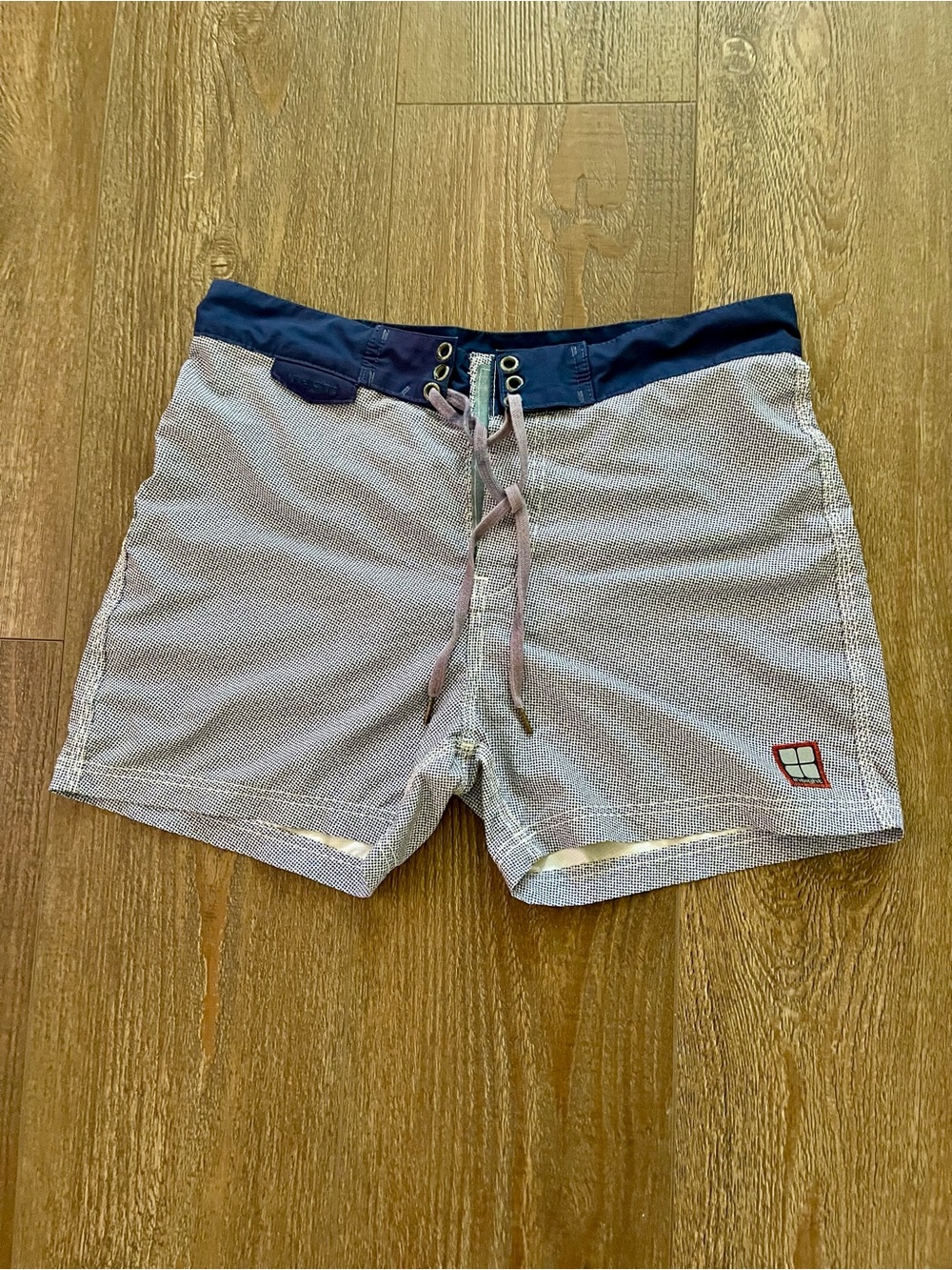 Insight Men's Navy & Light Gray Swim Board Shorts